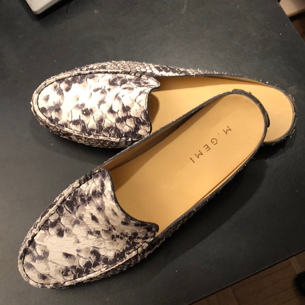 Women’s Italian Leather Open Heel Mocassins